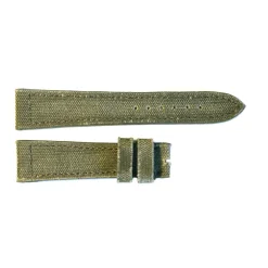 Steinhart Watches Bandjes 22 Mm^Canvas Band Vintage Groen Maat S