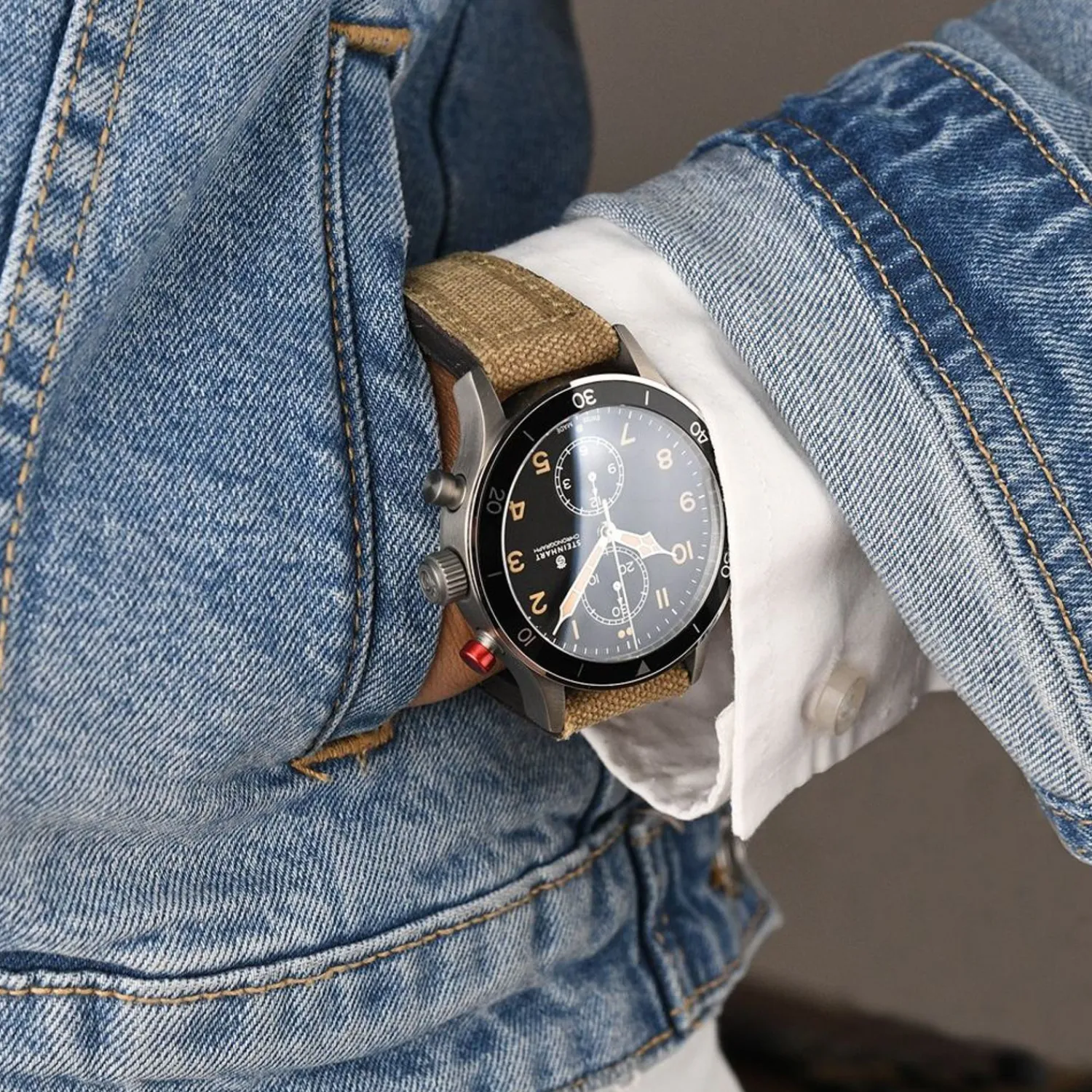 Steinhart Watches Chronografen^Flighttimer Vintage Militair