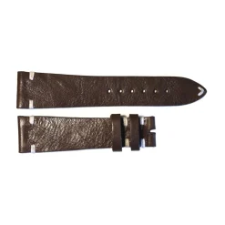 Steinhart Watches Bandjes 22 Mm^Leren Band Vintage Bruin Voor Ocean 1 Brons Maat L