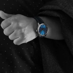 Steinhart Watches Maritieme Horloges^Mariene Maanfase Blauw
