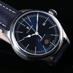 Steinhart Watches Maritieme Horloges^Mariene Maanfase Blauw