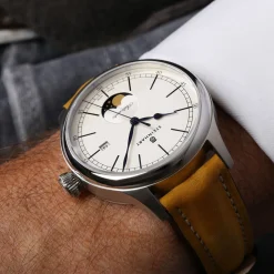 Steinhart Watches Maritieme Horloges^Mariene Maanfase Zilver