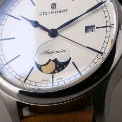 Steinhart Watches Maritieme Horloges^Mariene Maanfase Zilver