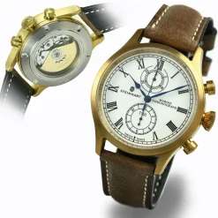 Steinhart Watches Chronografen^Marinechronograaf Brons Premium Romisch