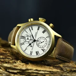 Steinhart Watches Chronografen^Marinechronograaf Brons Premium Romisch