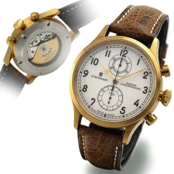 Steinhart Watches Premium Lijn^Marine-Chronograaf Brons Premium