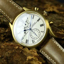 Steinhart Watches Premium Lijn^Marinechronograaf Brons Premium Romisch