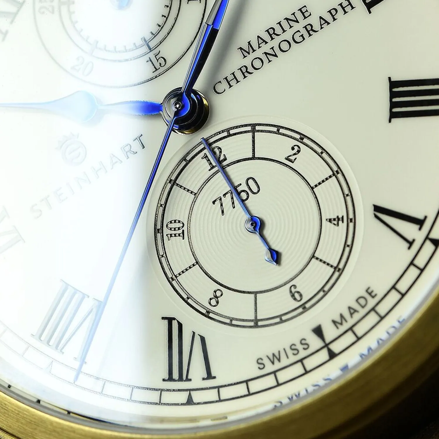 Steinhart Watches Premium Lijn^Marinechronograaf Brons Premium Romisch
