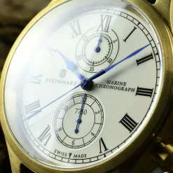 Steinhart Watches Maritieme Horloges^Marinechronograaf Brons Premium Romisch