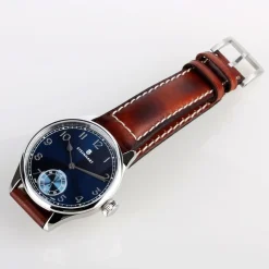 Steinhart Watches Maritieme Horloges^Marine Chronometer 42 Blauw Arabisch
