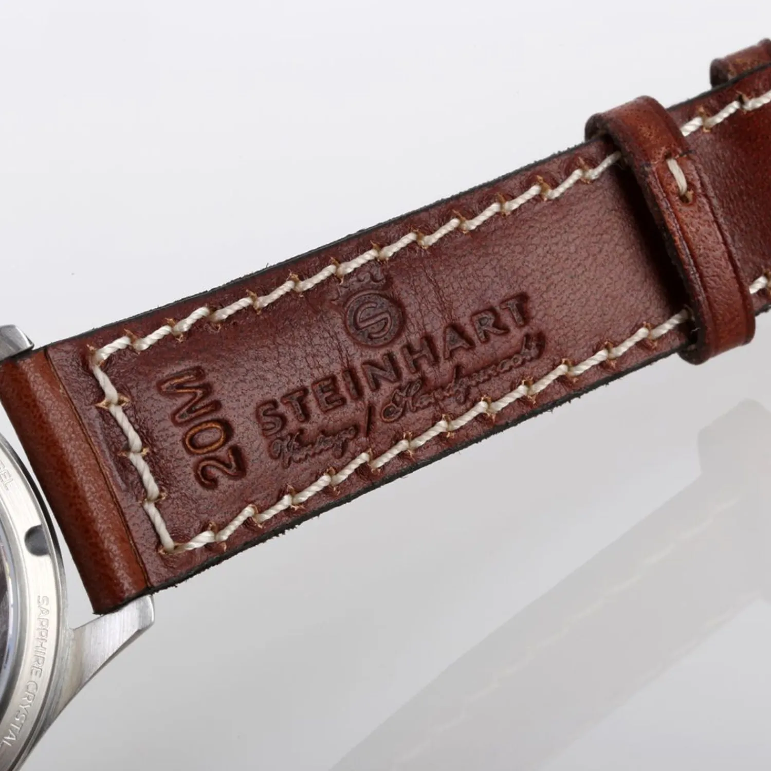 Steinhart Watches Maritieme Horloges^Marine Chronometer 42 Blauw Arabisch