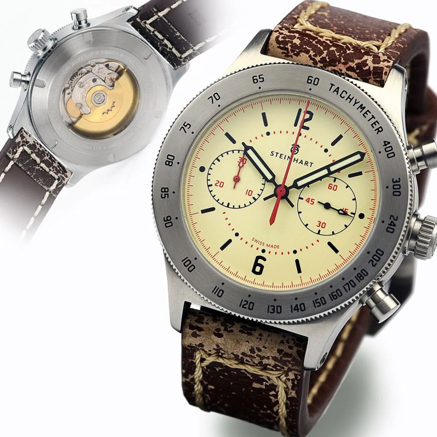 Steinhart Watches Chronografen^Marineofficier Beige