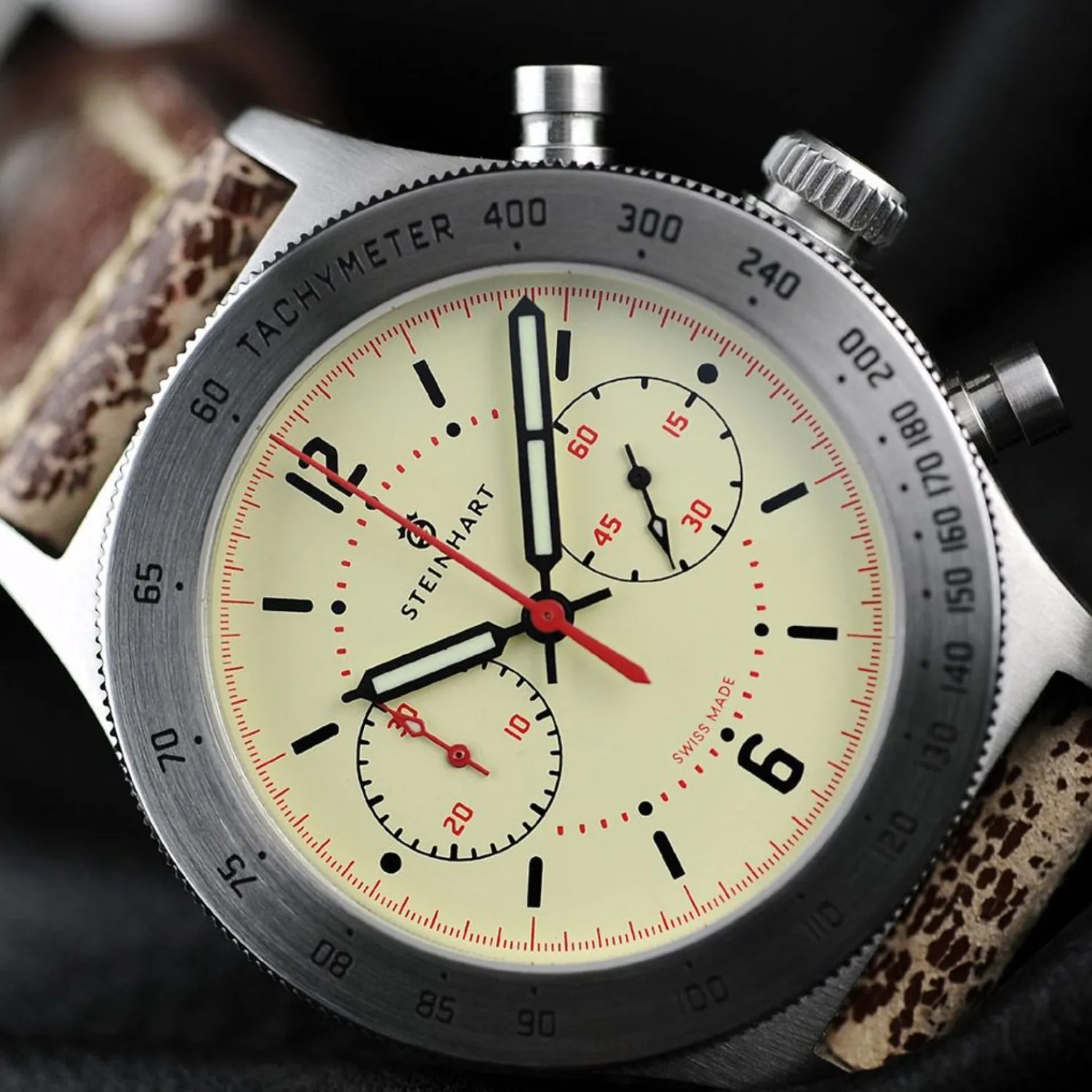 Steinhart Watches Chronografen^Marineofficier Beige