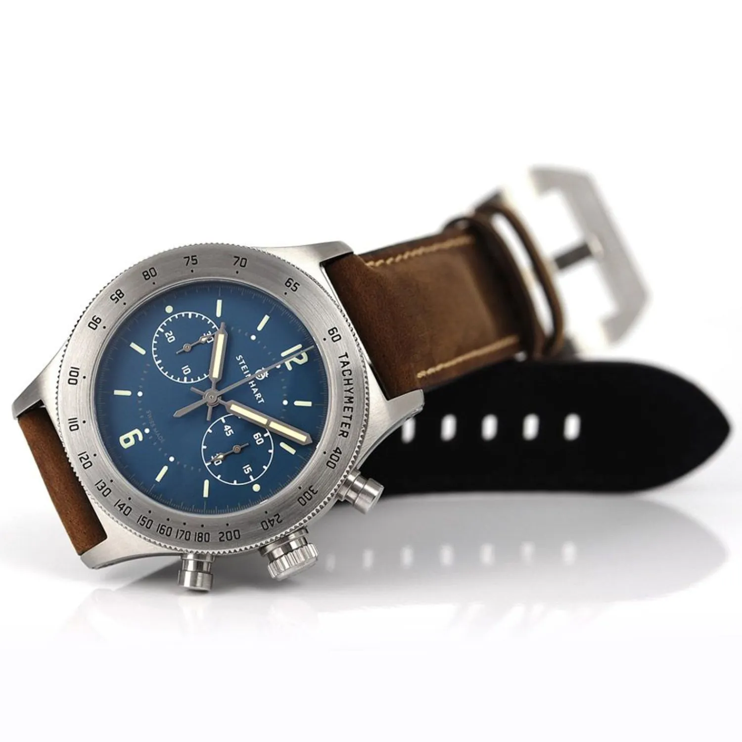Steinhart Watches Maritieme Horloges^Marineofficier Blauw