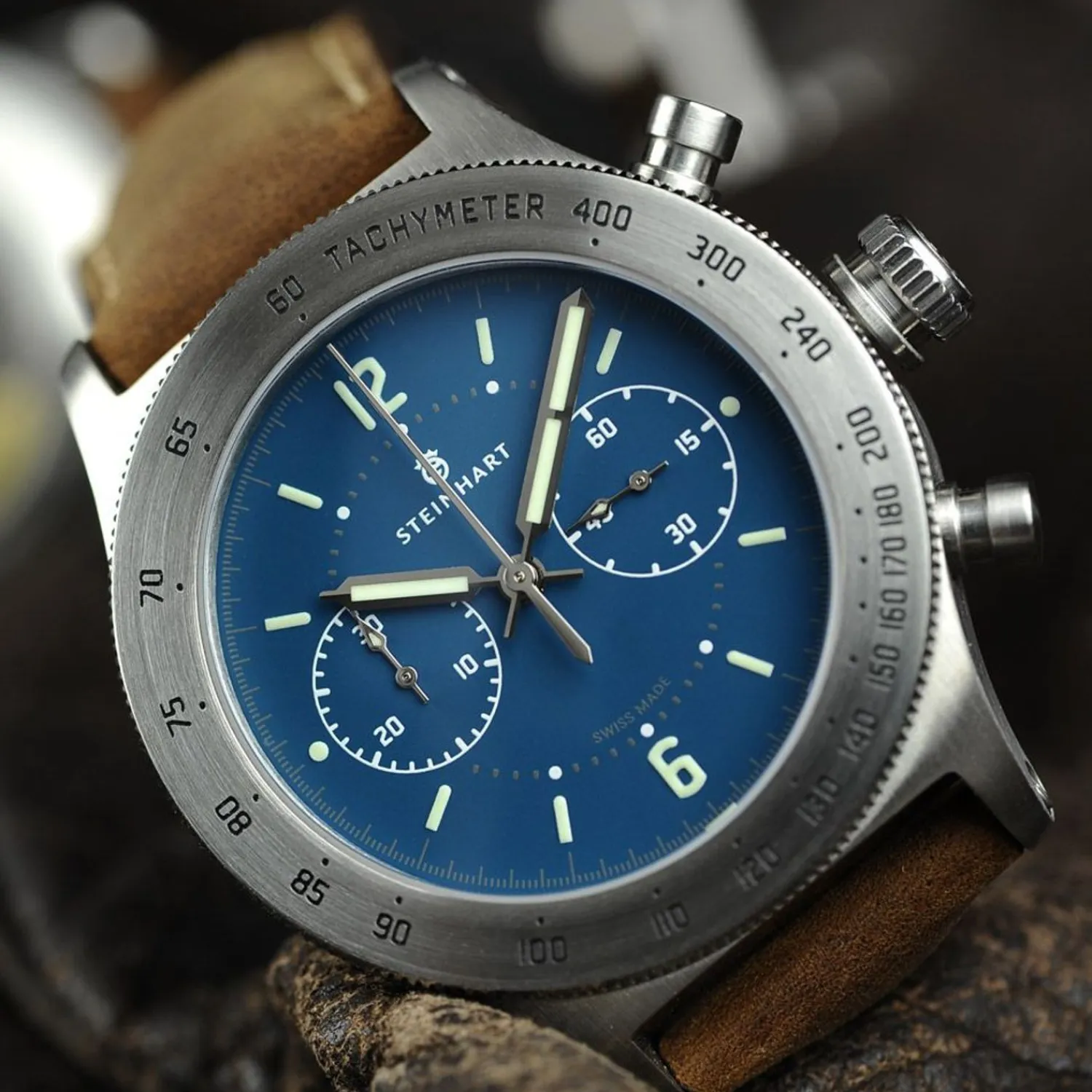 Steinhart Watches Maritieme Horloges^Marineofficier Blauw