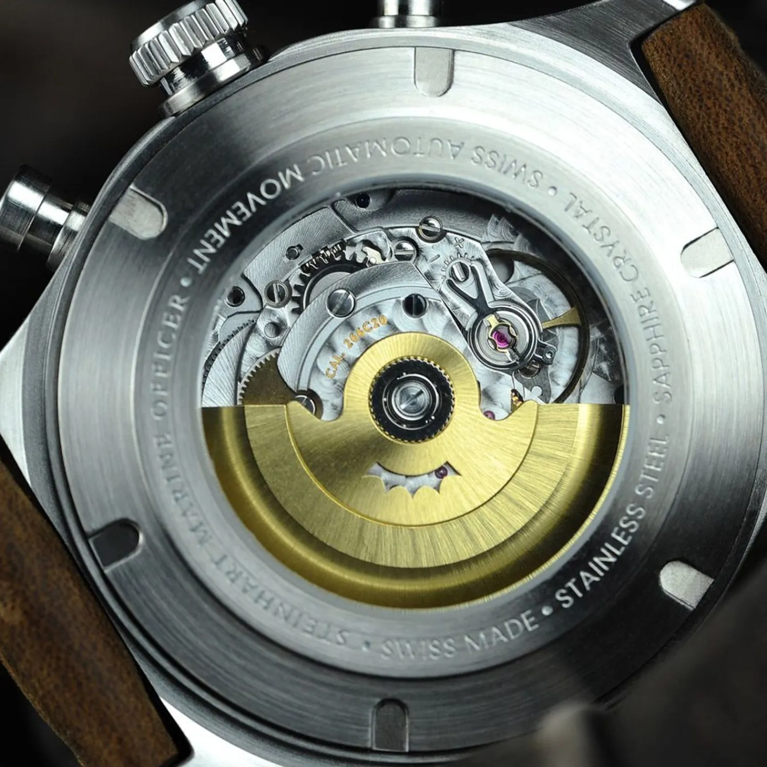 Steinhart Watches Maritieme Horloges^Marineofficier Grau