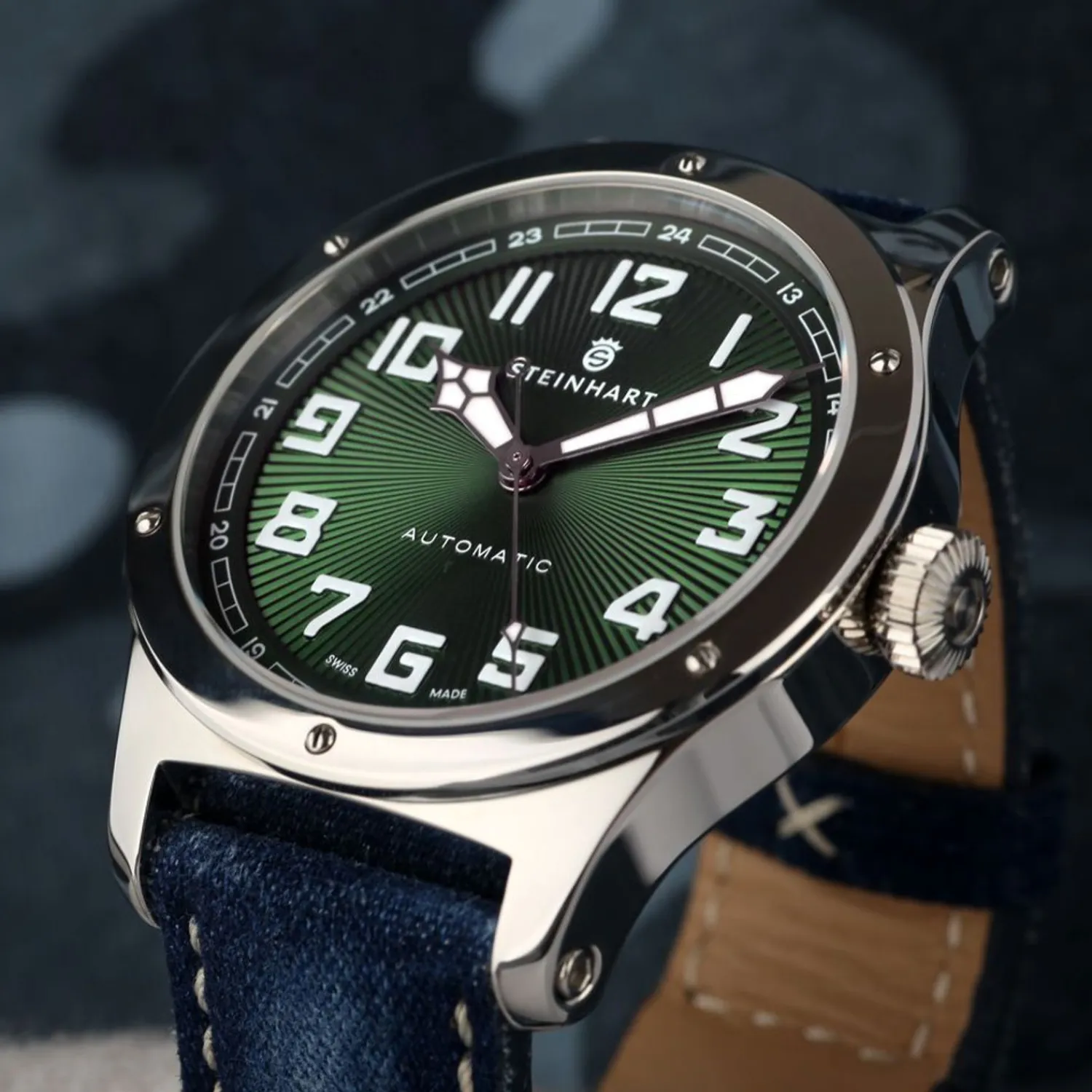 Steinhart Watches Verdere Modellen^Militair 47 Automatisch Groen