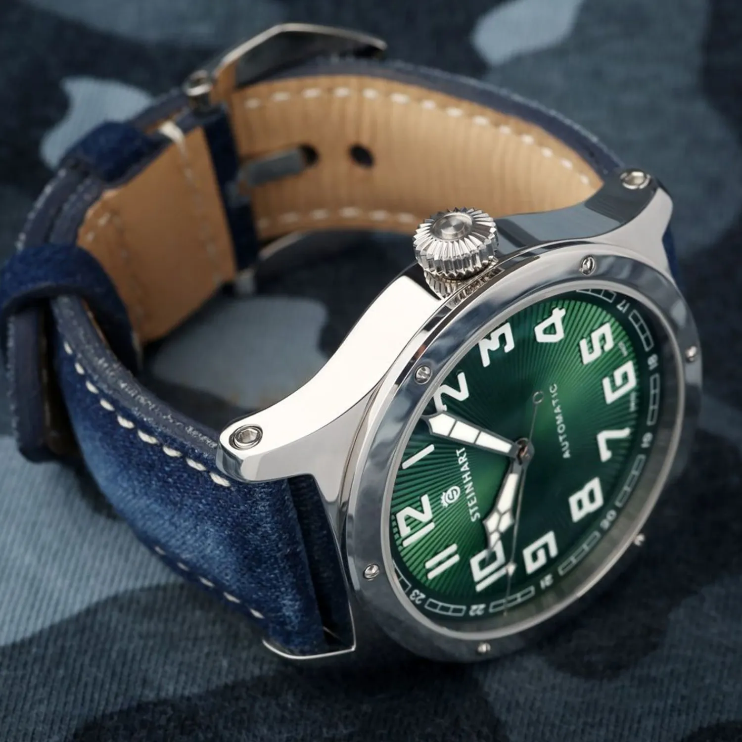 Steinhart Watches Verdere Modellen^Militair 47 Automatisch Groen