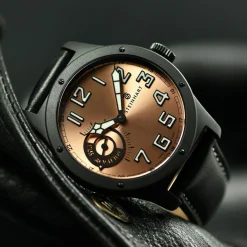 Steinhart Watches Beperkte Editie^Militaire 47 St1 Pink Gold Ltd.-Editie