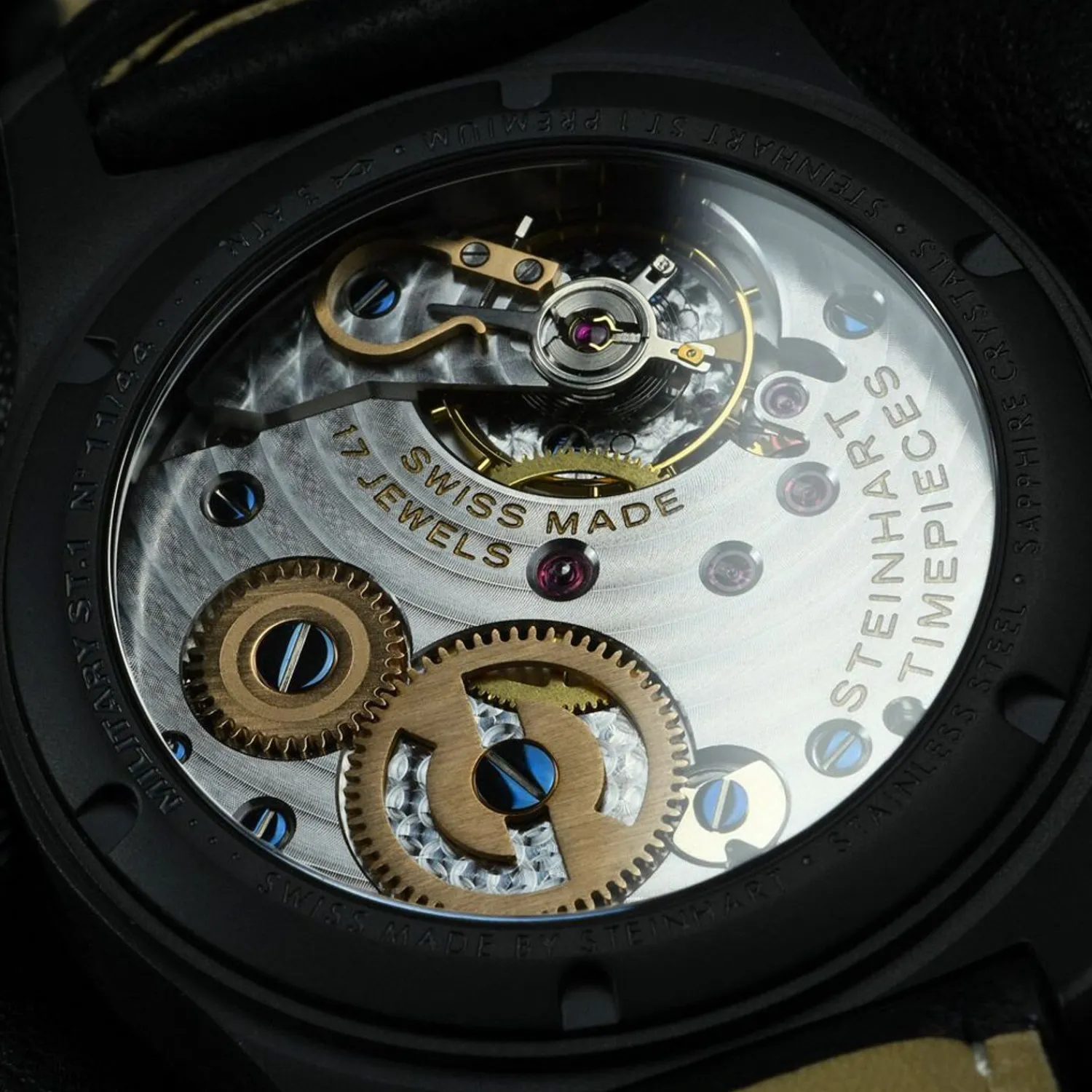 Steinhart Watches Beperkte Editie^Militaire 47 St1 Silber Ltd.-Editie