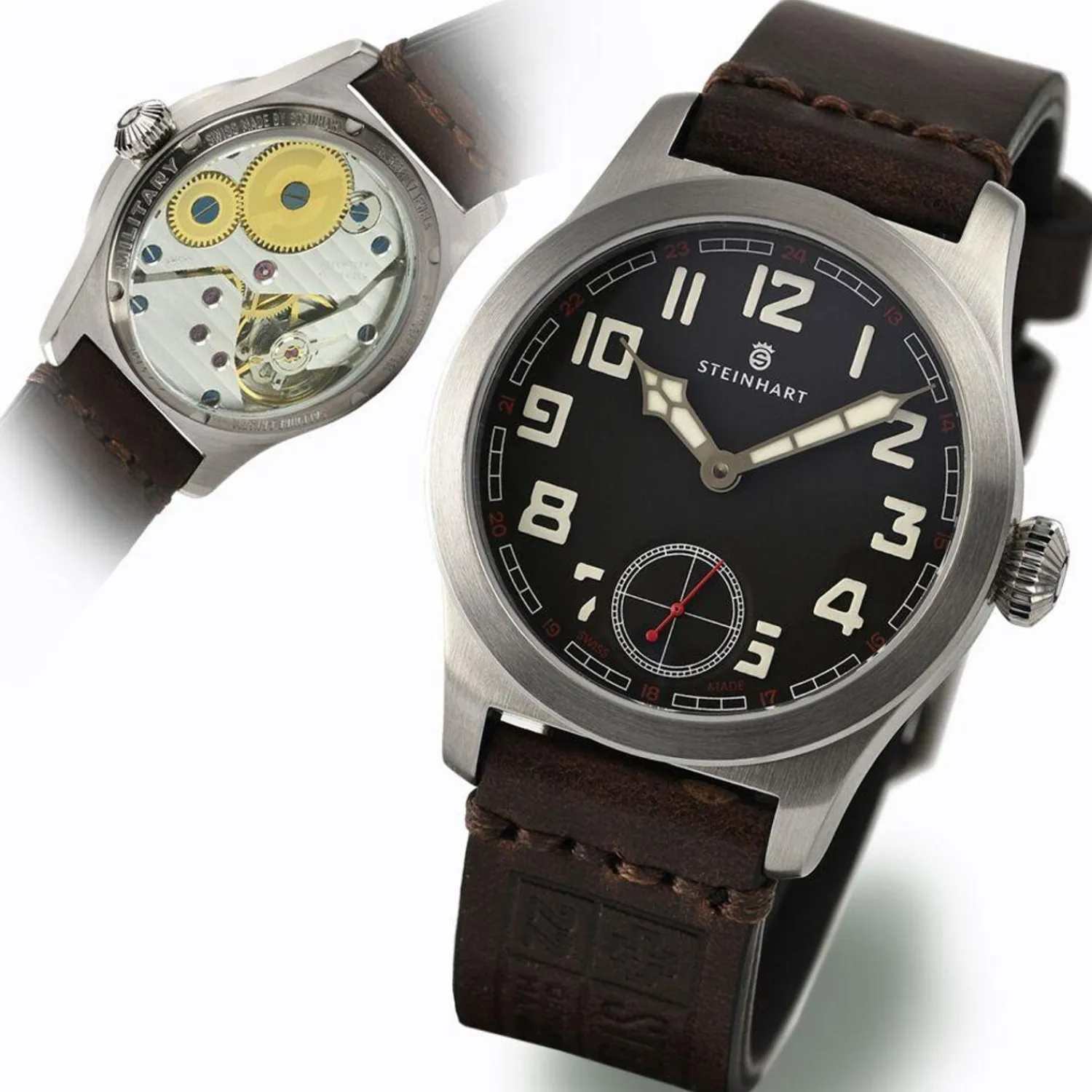 Steinhart Watches Verdere Modellen^Militair 42 Handopwinding