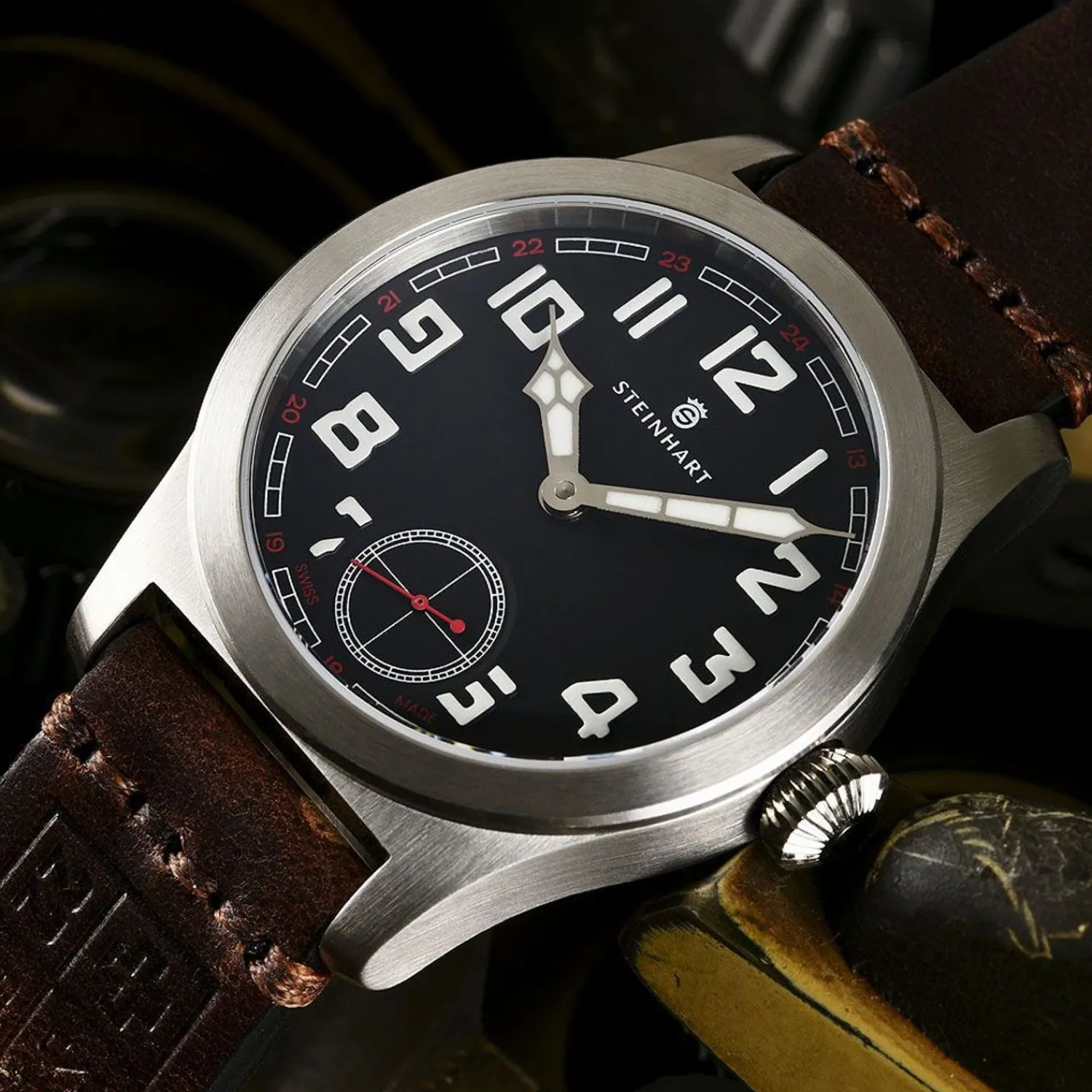 Steinhart Watches Verdere Modellen^Militair 42 Handopwinding