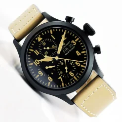Steinhart Watches Chronografen^Nav B Chrono Ii Zwart Dlc