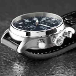 Steinhart Watches Chronografen^Nav.B-Chrono 42 Klassiek A-Type Blauw