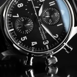 Steinhart Watches Chronografen^Nav.B-Chrono 42 Klassiek A-Type Zwart