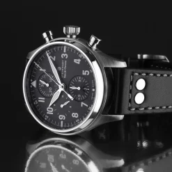 Steinhart Watches Chronografen^Nav.B-Chrono 42 Klassiek A-Type Zwart