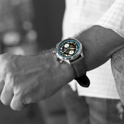 Steinhart Watches Chronografen^Nav.B-Chrono 42 Skeletblauw