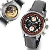 Steinhart Watches Chronografen^Nav.B-Chrono 42 Skelet Oranje
