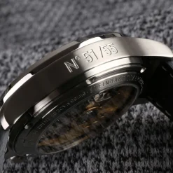 Steinhart Watches Beperkte Editie^Nav.B-Chrono 42 Skelet Oranje