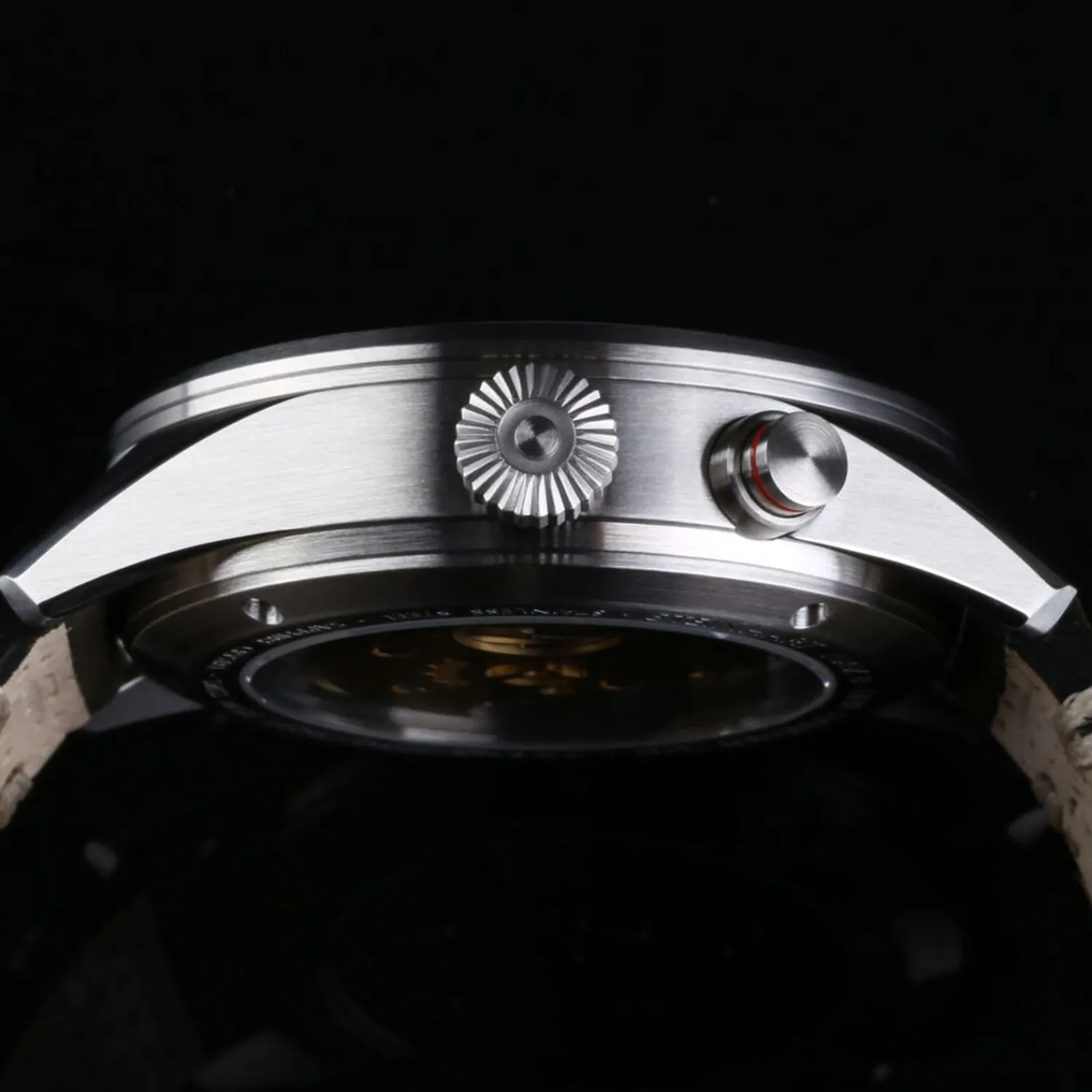 Steinhart Watches Beperkte Editie^Nav.B - Monopusher 42 Zwart