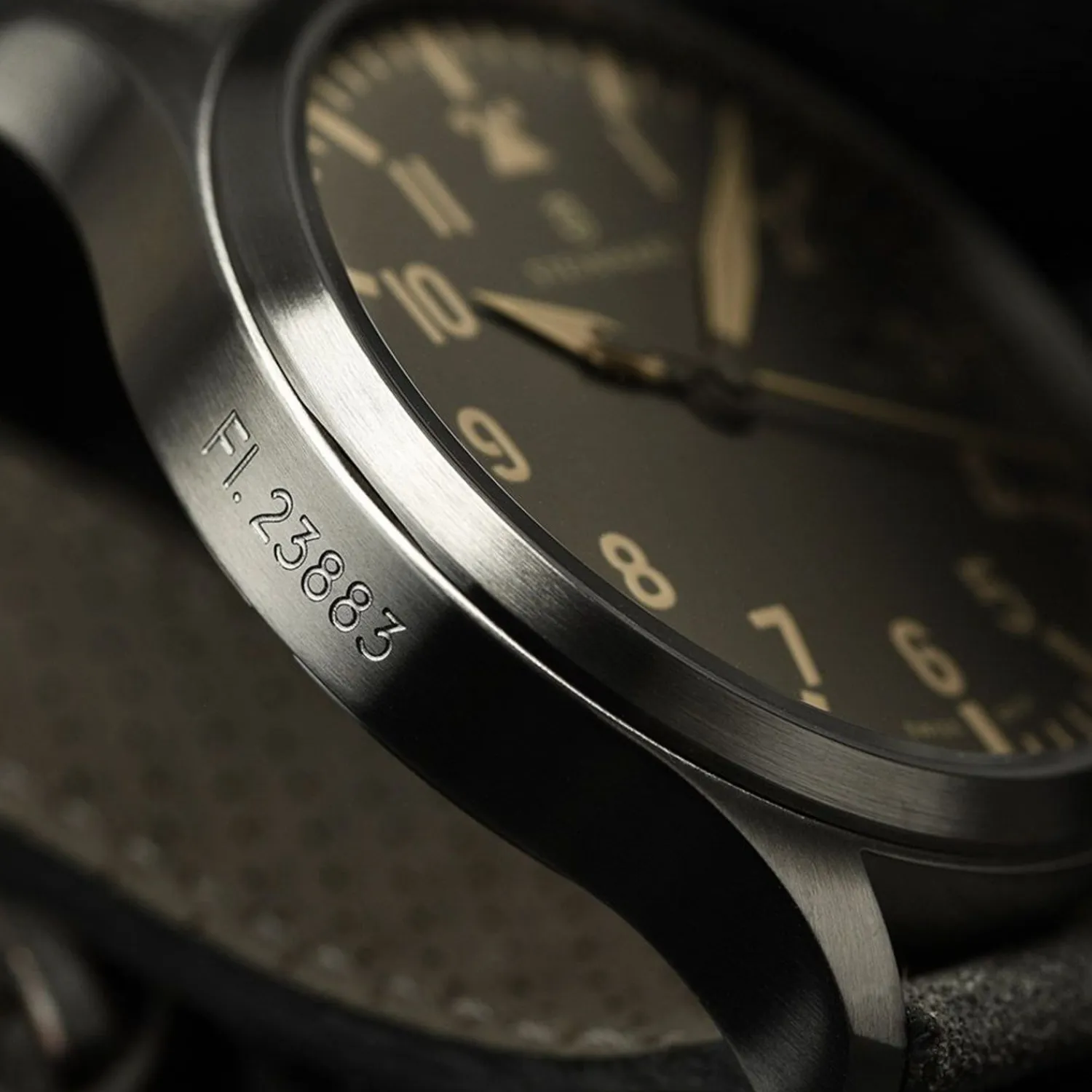 Steinhart Watches Pilotenhorloges^Nav B-Uhr 44 Datum Vintage Grijs