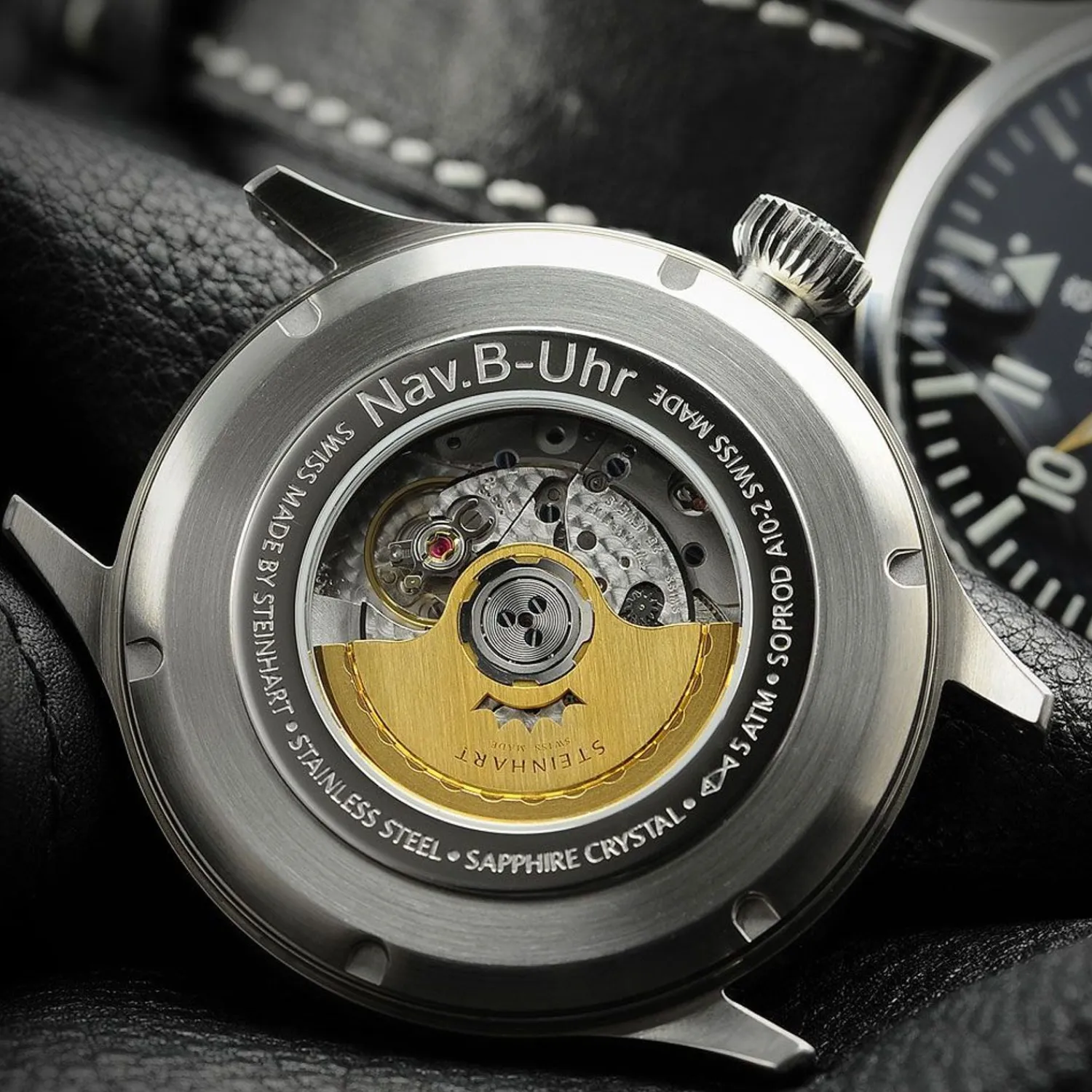Steinhart Watches Pilotenhorloges^Nav B-Uhr 47 Premium Automatik