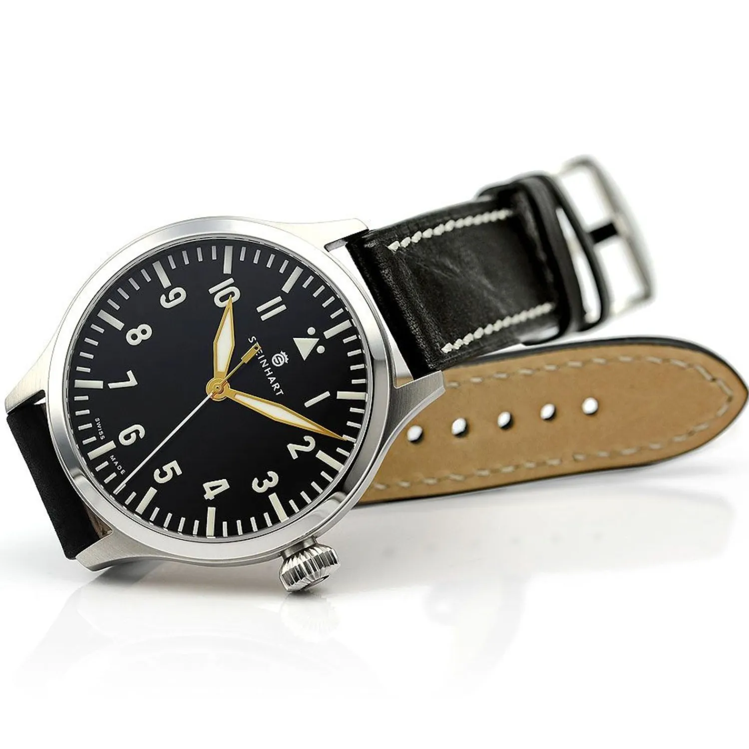Steinhart Watches Pilotenhorloges^Nav B-Uhr 47 Premium Automatik
