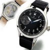 Steinhart Watches Pilotenhorloges^Nav B-Uhr 47 St1 Premium Antraciet