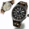 Steinhart Watches Pilotenhorloges^Nav B-Uhr 47 Titan B-Type Centrale Seconde
