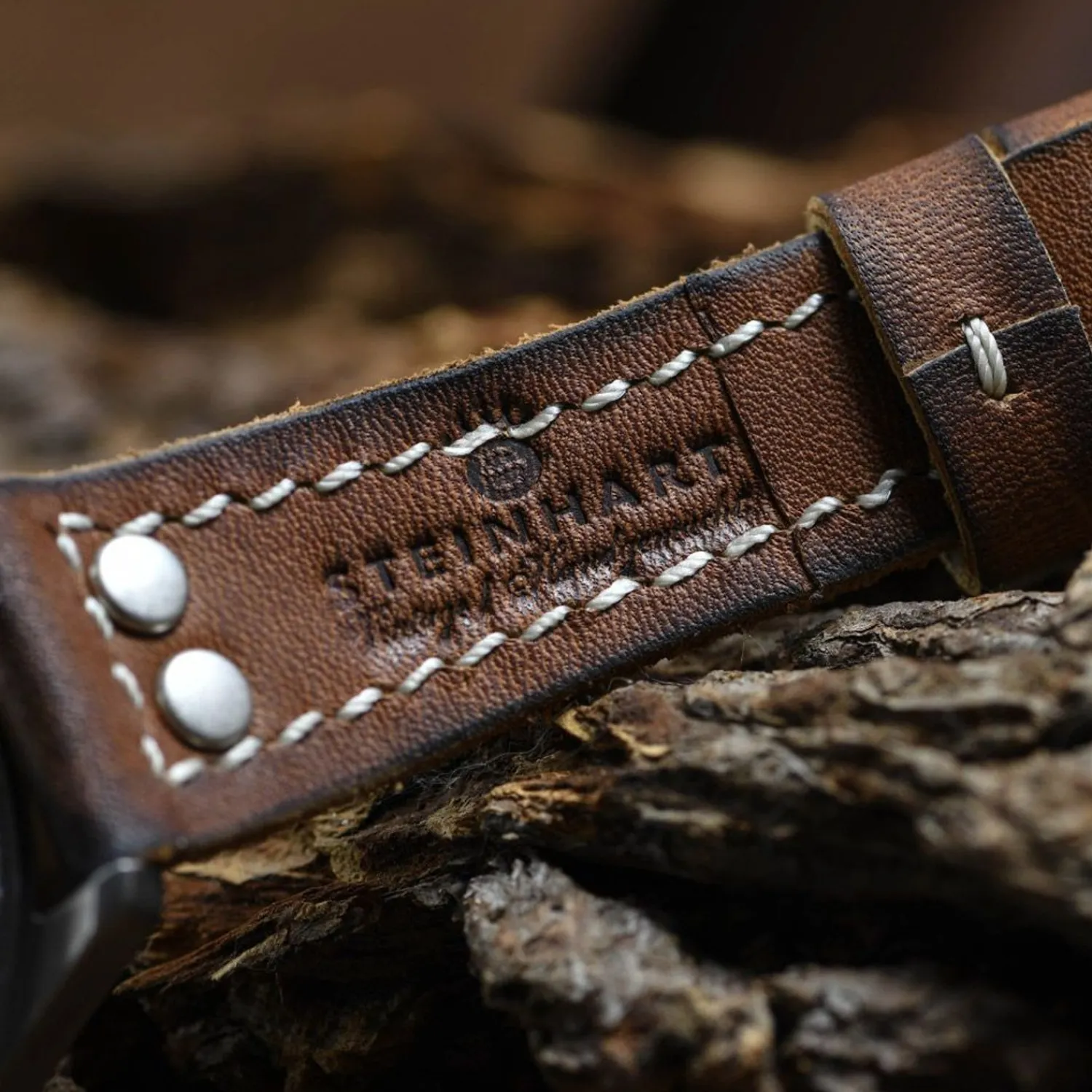Steinhart Watches Pilotenhorloges^Nav B-Uhr 47 Titan B-Type Centrale Seconde