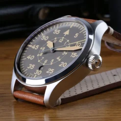 Steinhart Watches Pilotenhorloges^Nav B-Uhr 42 Vintage Beige B-Muster