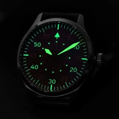 Steinhart Watches Pilotenhorloges^Nav B-Uhr 42 Vintage Beige B-Muster
