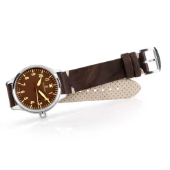Steinhart Watches Pilotenhorloges^Nav B-Uhr 42 Vintage Bruin A-Muster