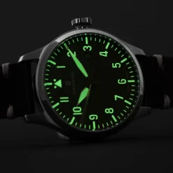 Steinhart Watches Pilotenhorloges^Nav B-Uhr 42 Vintage Bruin A-Muster