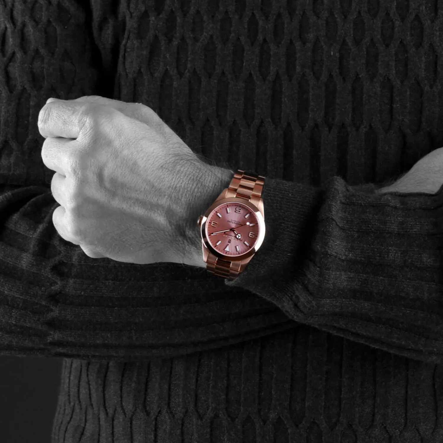 Steinhart Watches Duikhorloges 39 Mm^Oceaan 39 Avontuur Roze Goud