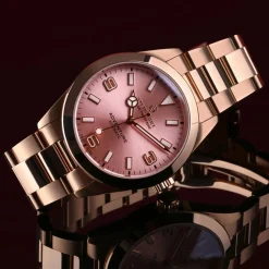 Steinhart Watches Duikhorloges 39 Mm^Oceaan 39 Avontuur Roze Goud