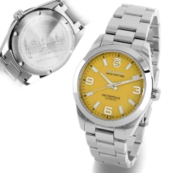 Steinhart Watches Duikhorloges 39 Mm^Oceaan 39 Metropole Geel
