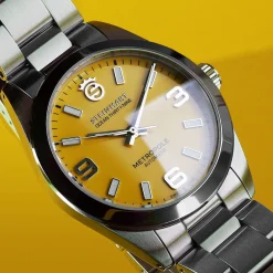 Steinhart Watches Duikhorloges 39 Mm^Oceaan 39 Metropole Geel