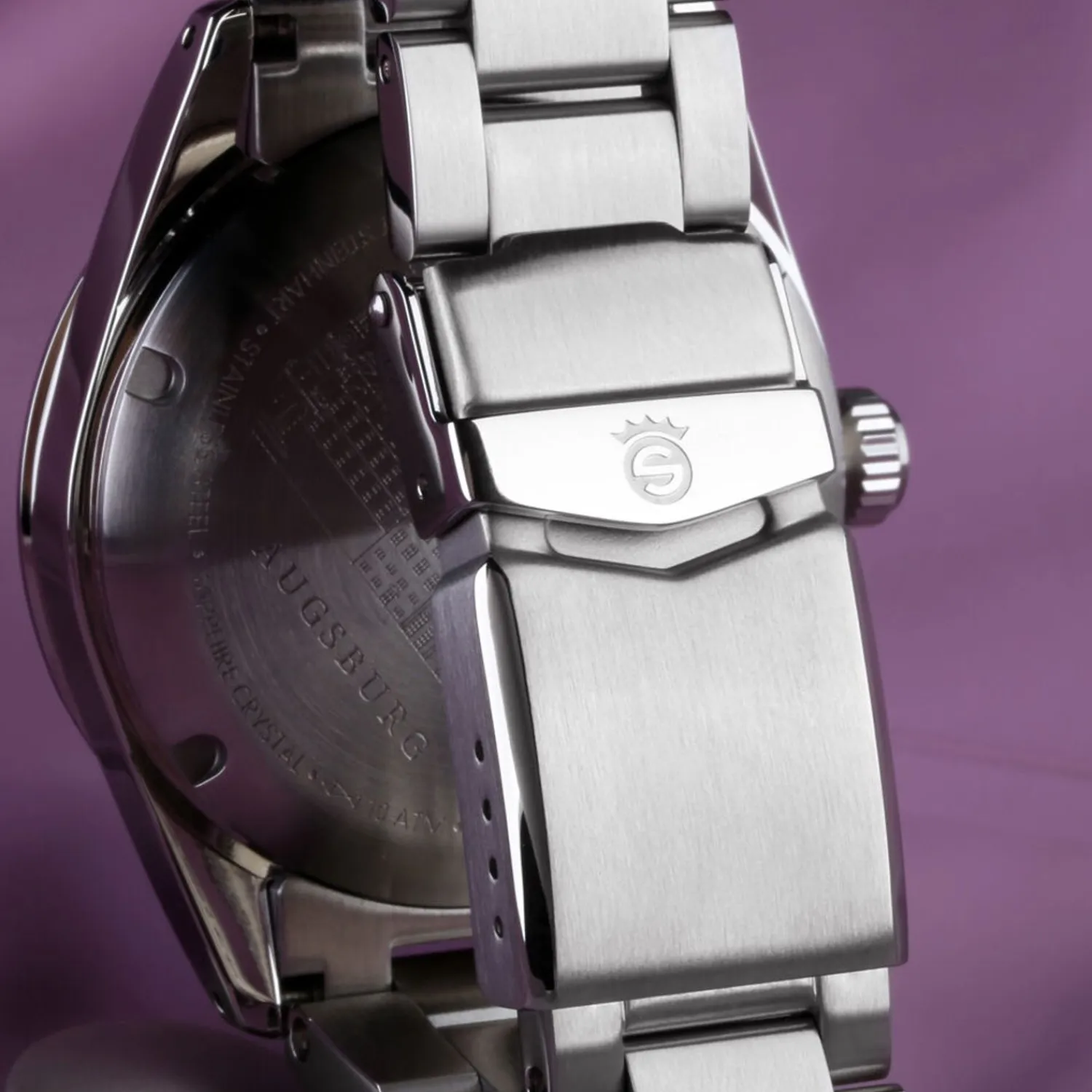 Steinhart Watches Duikhorloges 39 Mm^Oceaan 39 Metropole Sunray Paars