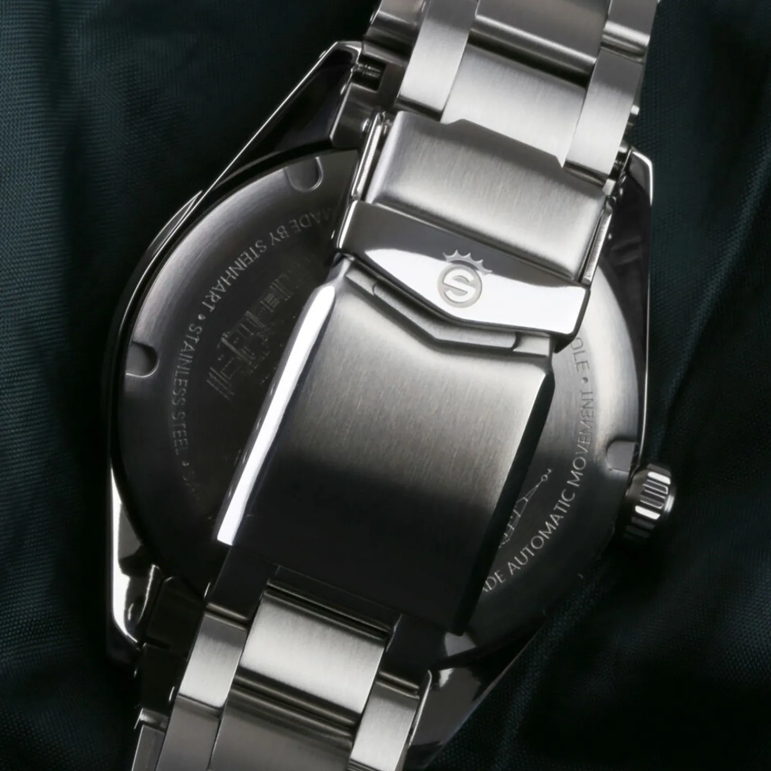 Steinhart Watches Duikhorloges 39 Mm^Oceaan 39 Metropole Zonnestraalgroen